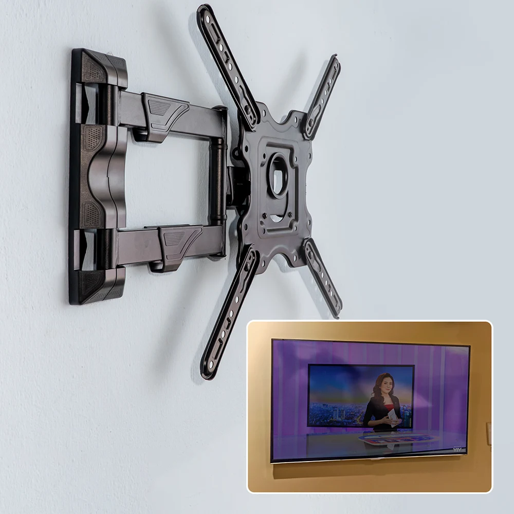 Giá treo tivi xoay NB-P4 32–55 inch | Xoay 180°, thép SPCC dày, chắc chắn - Ảnh 10