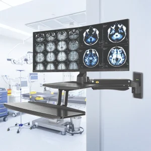 Giá Treo 2 Màn Hình Máy Tính MC27-2A Gắn Tường Kết Hợp Giá Đỡ