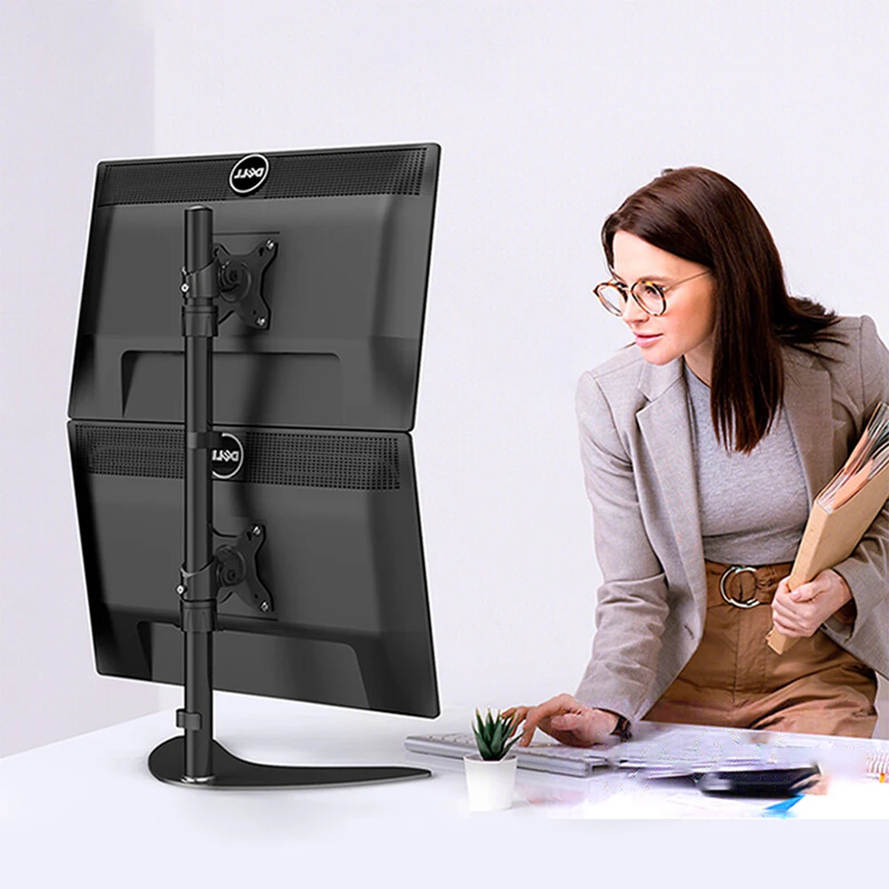 Giá Treo Cột Dọc 2 Màn Hình Máy Tính S2V (15-24 inch) - ảnh chi tiết 2