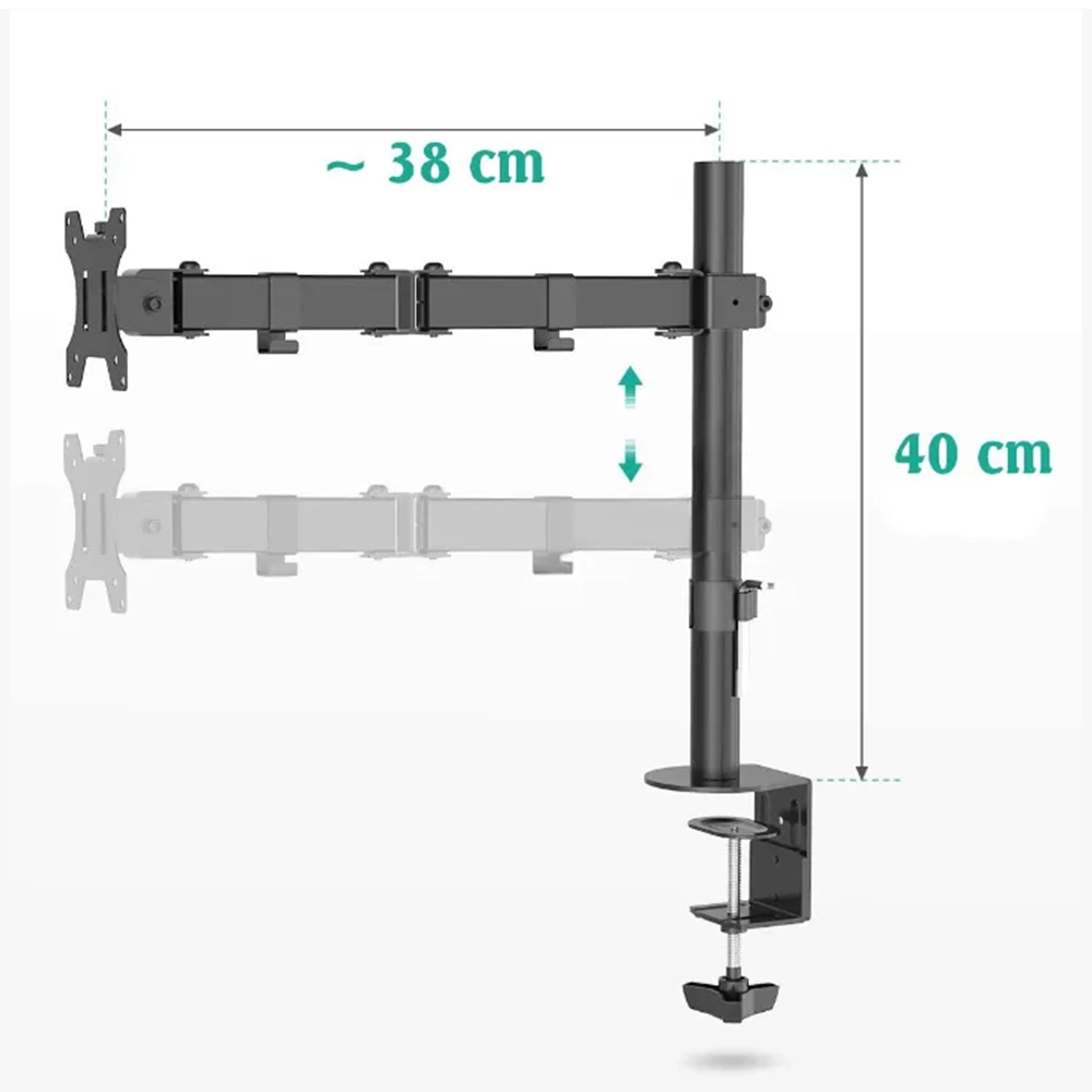 Giá Treo Màn Hình Máy Tính Kẹp Bàn M051 17-27 Inch - ảnh chi tiết 2