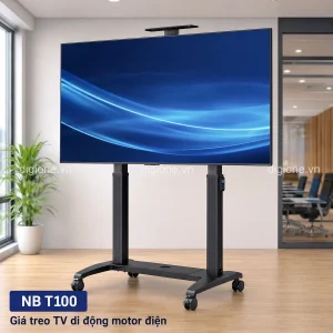 Giá treo tivi di động North Bayou NB T100 - 2 motor TV 75-120 inch