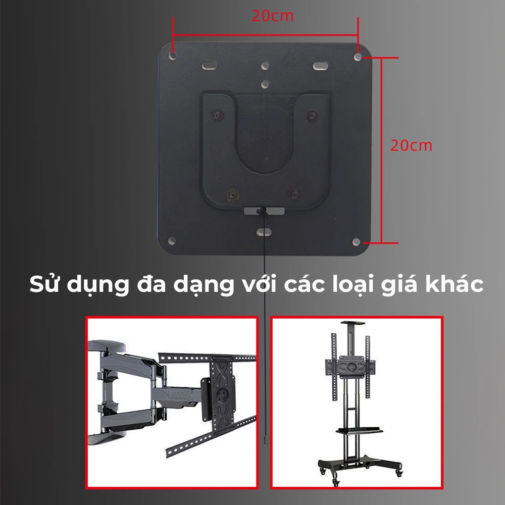 Giá Treo Xoay Ngang Dọc 360 Tivi Từ 32-80 inch - Ảnh 5