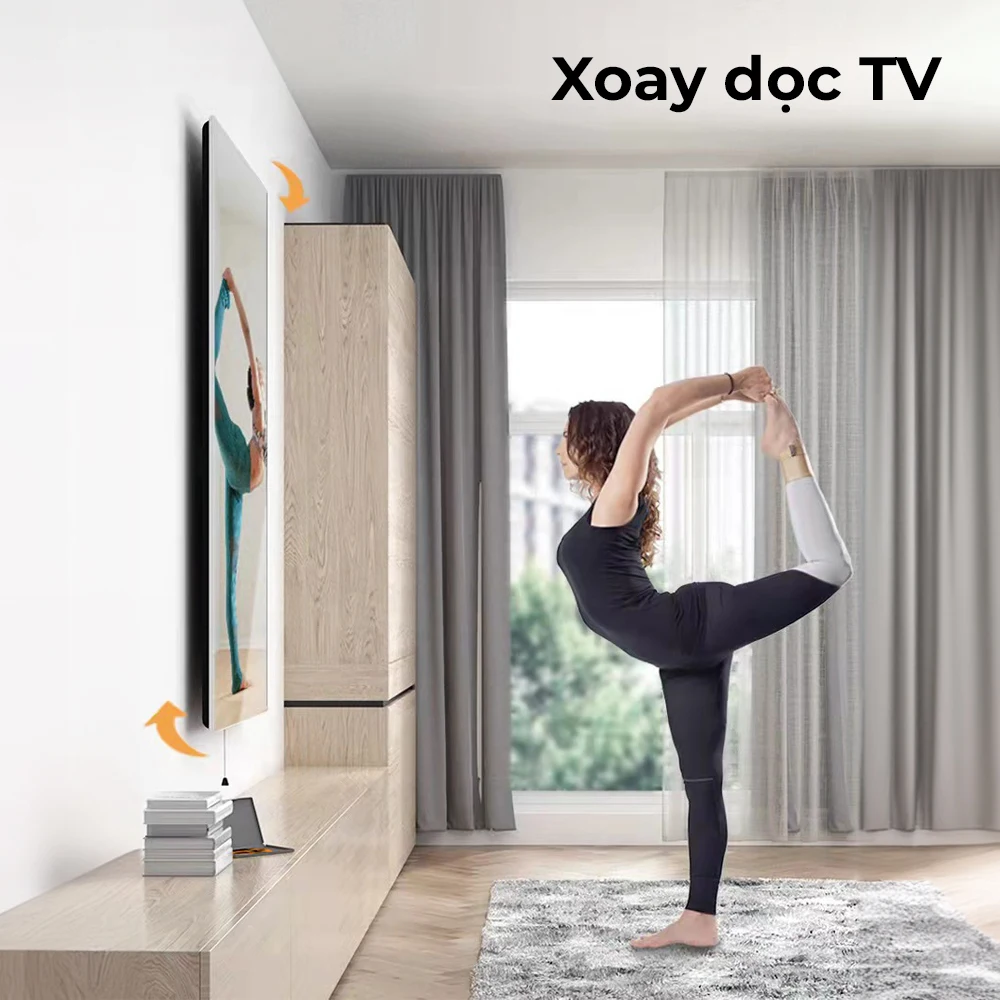 Giá Treo Xoay Ngang Dọc 360 Tivi Từ 32-80 inch - ảnh chi tiết 2