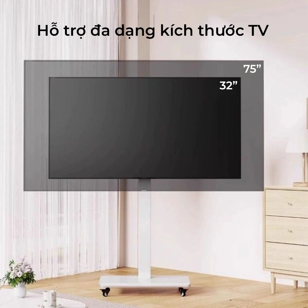 Kệ Treo Di Động Gia Đình KD75 Tivi 32 inch- 75 inch - Ảnh 6