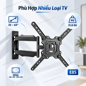 Giá Treo Tivi Xoay Đa Năng ErgoTek E85 32–65 Inch