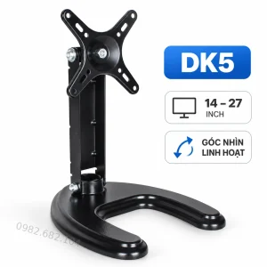 Chân đế màn hình máy tính DK5 14 – 27 inch, nâng hạ, xoay dọc