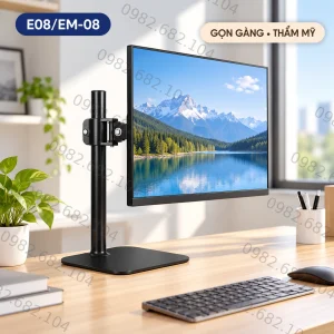 Chân đế màn hình đa năng Ergotek E08 14 – 32 inch, xoay 360°